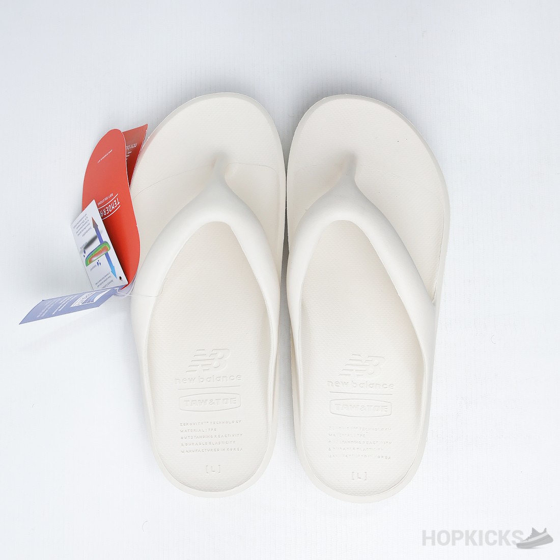 New Balance x TAW&TOE Flip-Flops Ivory (Dot Perfect)